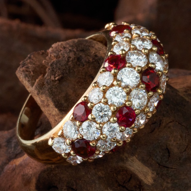 Tiffany & Co Ruby and Diamond Ring