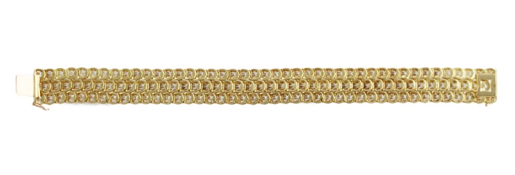 18 Karat Gold and Diamond Bracelet by Van Cleef & Arpels, France