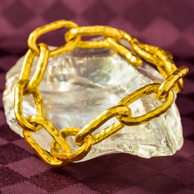 22k Yellow Gold Bracelet by Jean Mahie