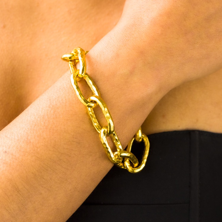 22k Yellow Gold Bracelet by Jean Mahie