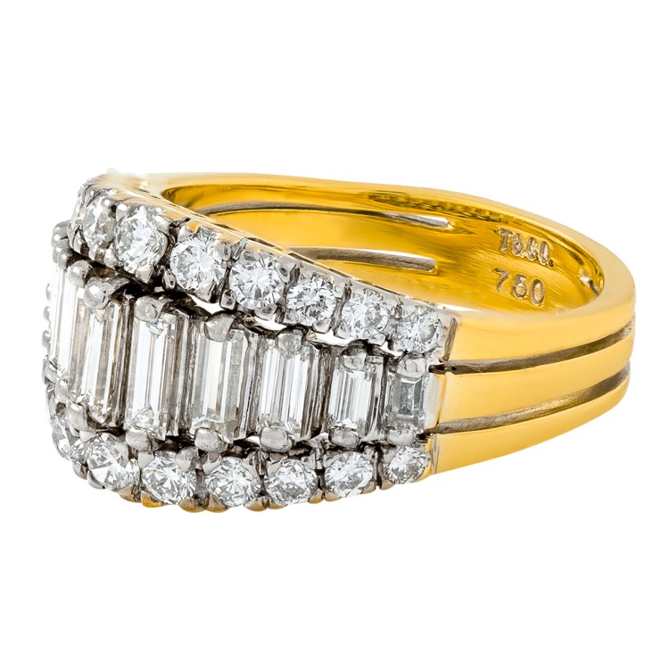 18K Yellow Gold Diamond Ring by Tiffany & Co.