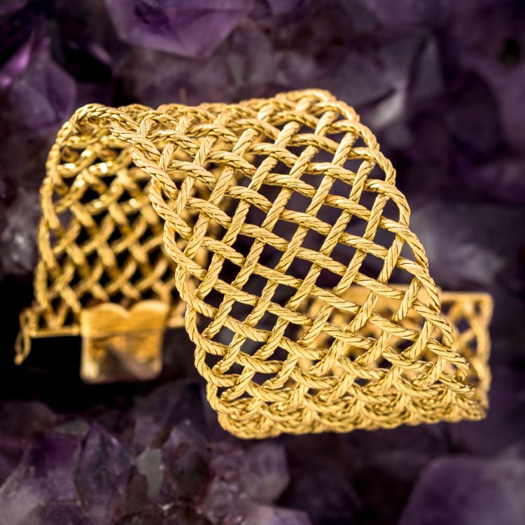 Buccellati Crepe de Chine Bracelet, 18 Karat Yellow Gold