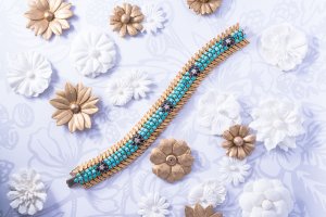 Fine Estate Jewelry, Rare Antique Jewelry, Signed Jewelry | J.S. Fearnley | Turquoise Sapphire